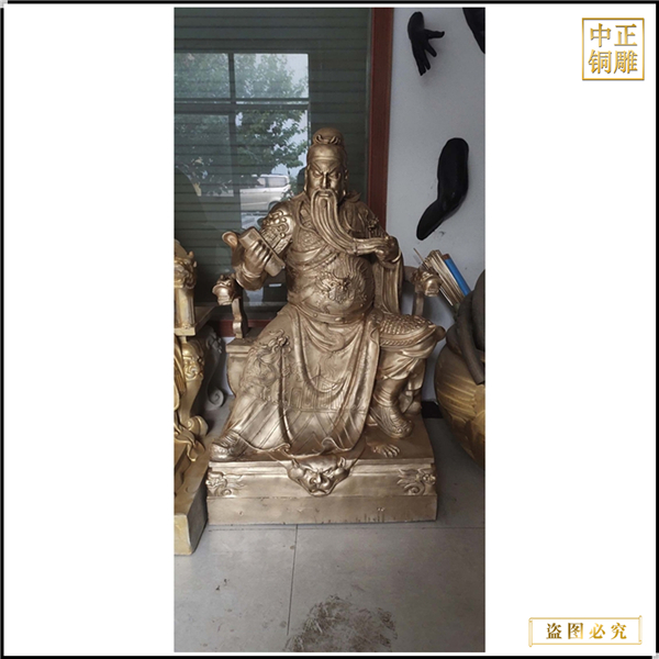 彩繪純銅關(guān)公制作廠家